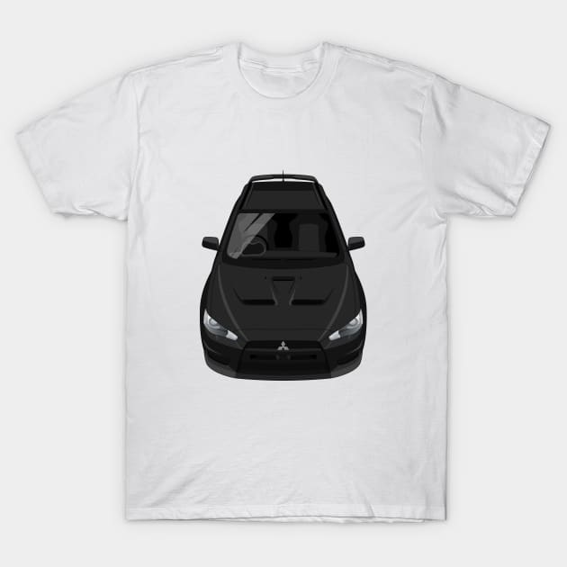 Lancer Evolution X Evo 10 2008-2016 - Black T-Shirt by jdmart